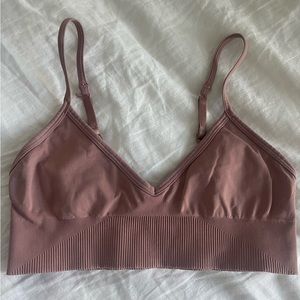 Lululemon sports bra. Blush/ rose. Size 8.